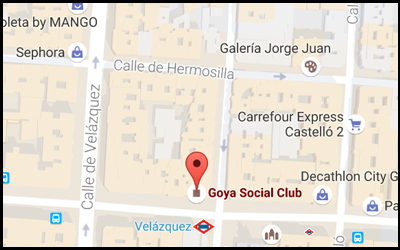 Mapa Nochevieja Goya Club